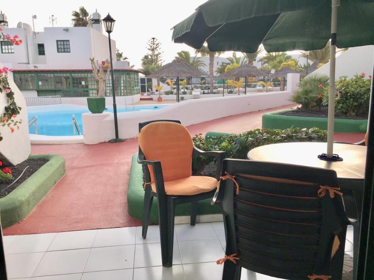 ティアスApt. Rus Playa Pocillos. Pool And Terrace.アパートメント エクステリア 写真