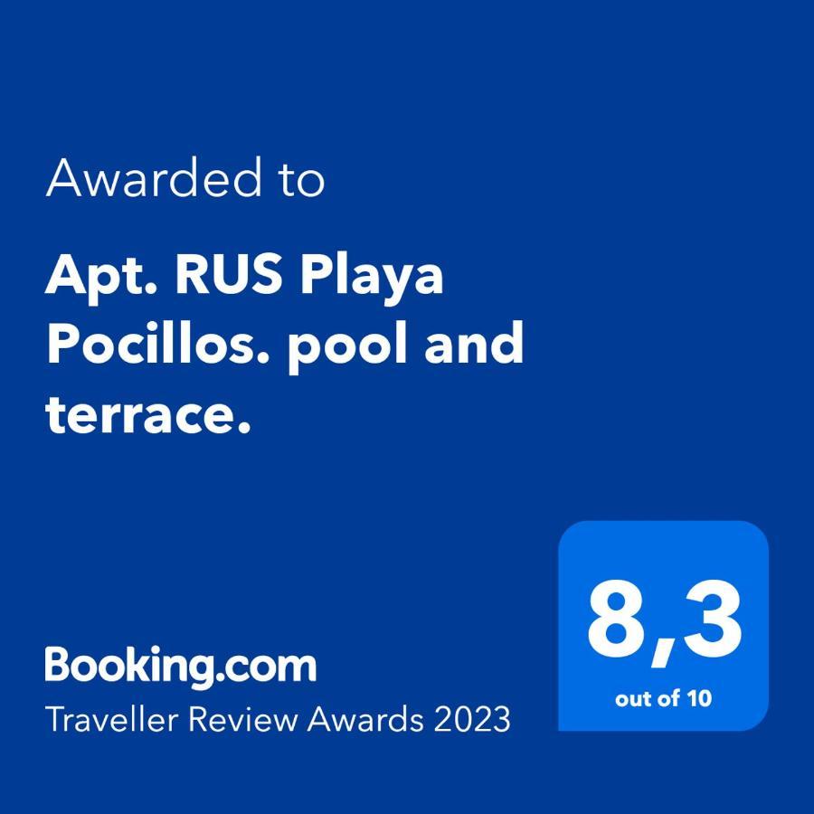 ティアスApt. Rus Playa Pocillos. Pool And Terrace.アパートメント エクステリア 写真